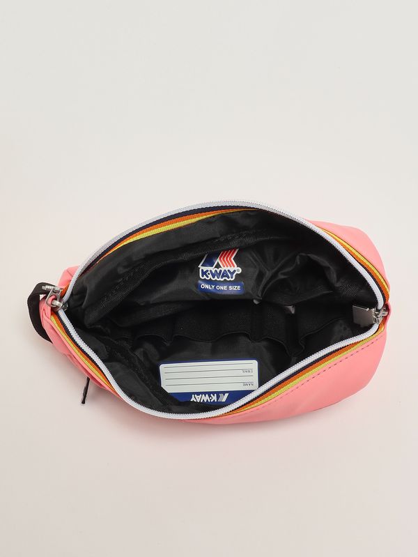 3. Pochette homme Demu en tissu ripstop imperméable Géranium K-Way k4127tw