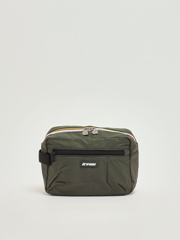 1. Pochette homme Demu en tissu ripstop imperméable Militaire K-Way k4127tw