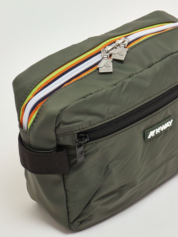 4. Pochette homme Demu en tissu ripstop imperméable Militaire K-Way k4127tw