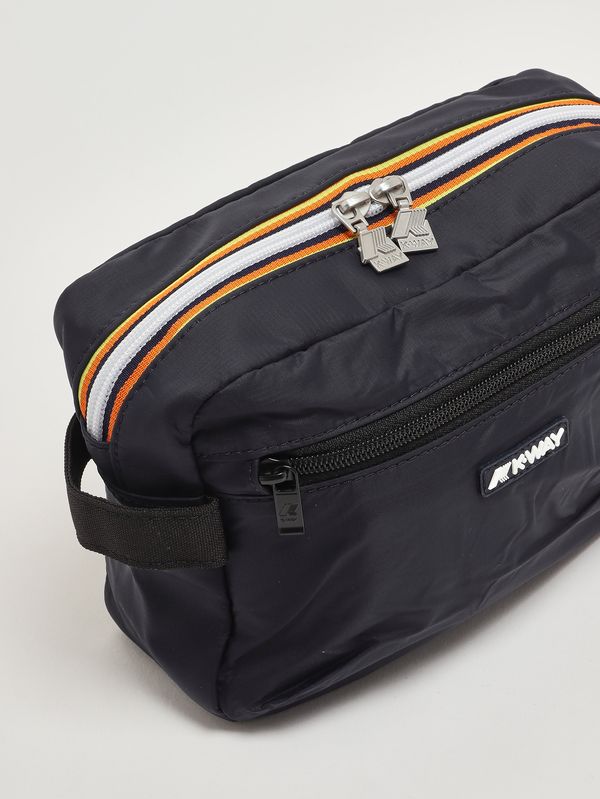 3. Pochette uomo Demu in tessuto ripstop impermeabile Navy K-Way k4127tw