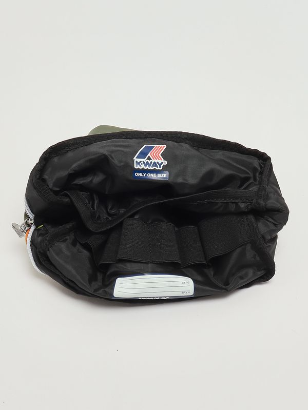 3. Bolso de mano para hombre Demu en tejido ripstop impermeable Verde Musgo K-Way k4127tw