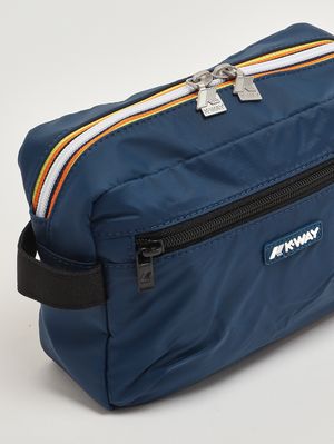 4. Pochette uomo Demu in tessuto ripstop impermeabile Blu Indigo