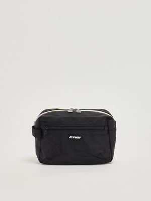 1. Bolso de mano para hombre Demu en tejido ripstop impermeable Negro