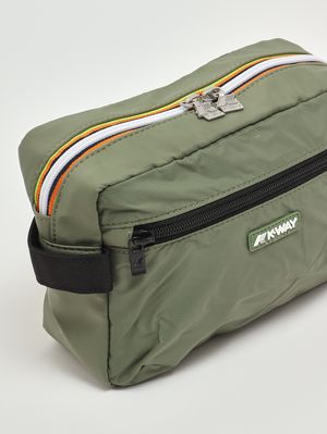 4. Bolso de mano para hombre Demu en tejido ripstop impermeable Verde Musgo