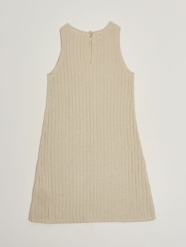 2. Vestido para niña de mezcla de algodón. Oro Michael Kors r30612