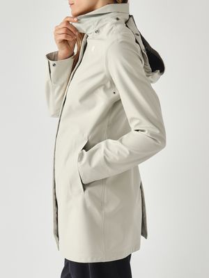 5. Damenjacke aus Nylon Beige