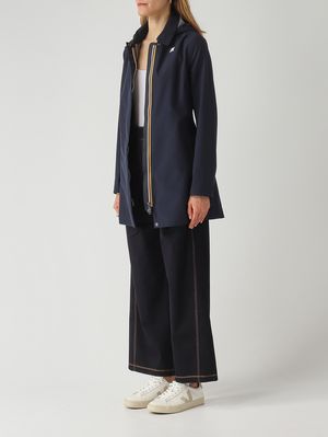 3. Damenjacke aus Nylon Marineblau
