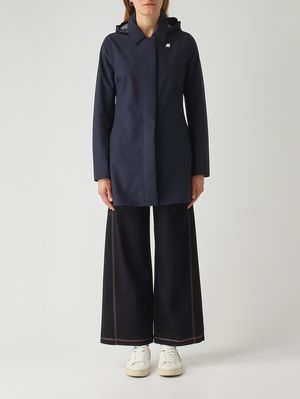 1. Damenjacke aus Nylon Marineblau