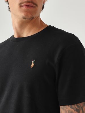5. Men's custom slim fit Pima Cotton T-shirt Black