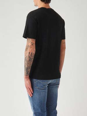 4. Men's custom slim fit Pima Cotton T-shirt Black