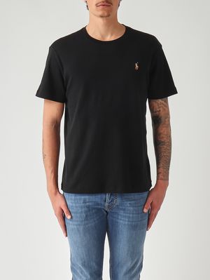 1. Men's custom slim fit Pima Cotton T-shirt Black
