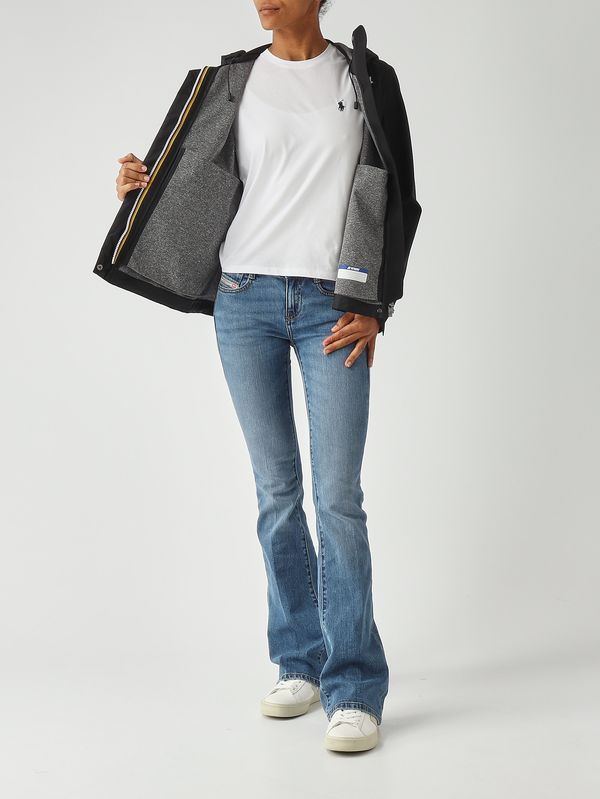 3. Giacca donna Madalina Bonded in nylon Nero K-Way k3137gw