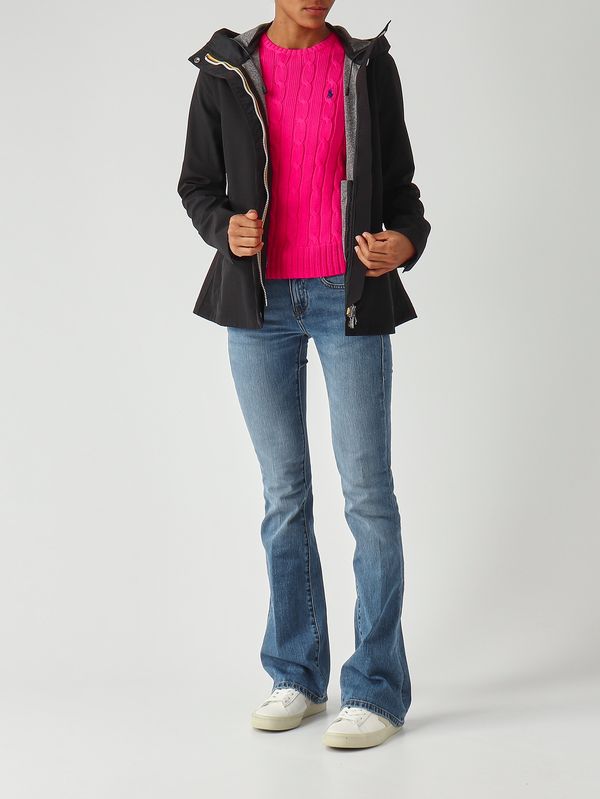 4. Giacca donna Madalina Bonded in nylon Nero K-Way k3137gw
