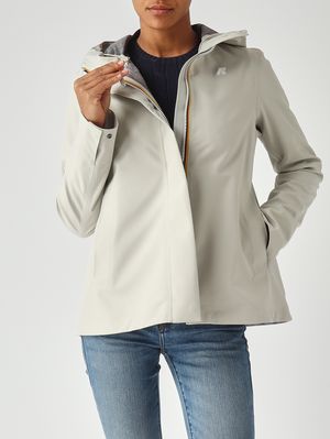 5. Chaqueta de mujer Madalina Bonded de nylon Beige