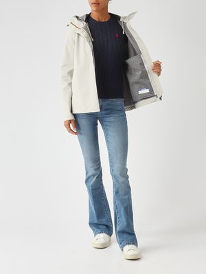 2. Chaqueta de mujer Madalina Bonded de nylon Beige