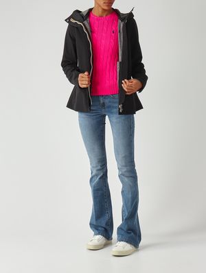 4. Giacca donna Madalina Bonded in nylon Nero