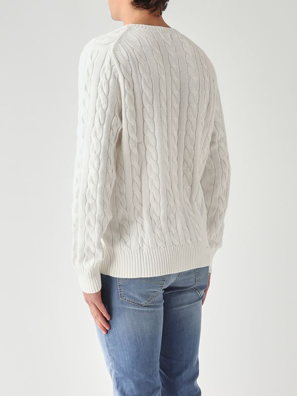 3. Pull homme en coton Blanc Polo Ralph Lauren 710775885