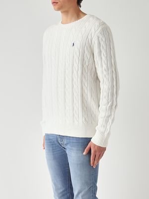 2. Pull homme en coton Blanc