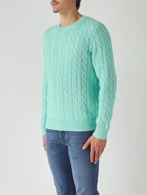 3. Pull homme en coton Turquoise