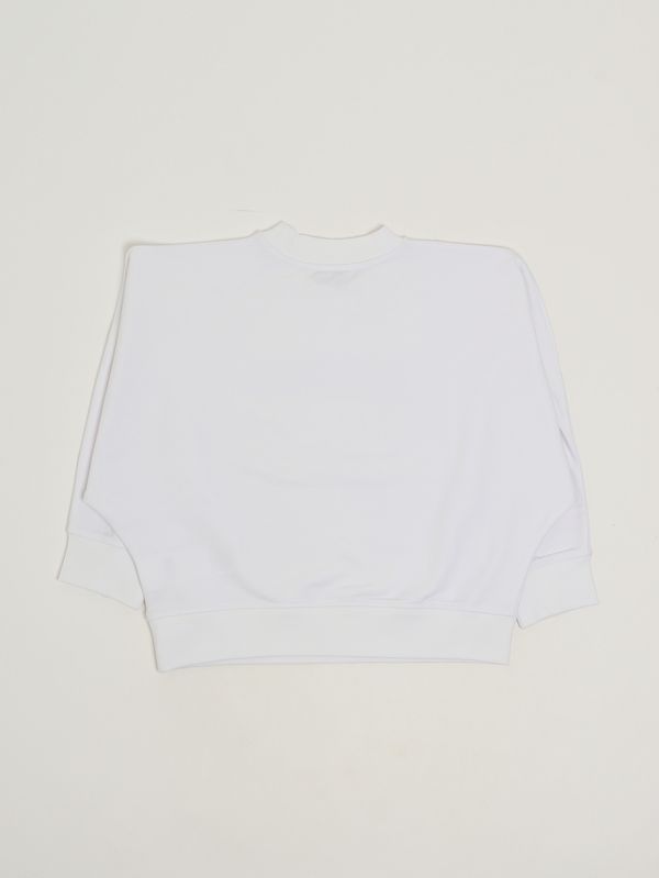 2. Mädchen-Strampler aus Stretch-Baumwolle Weiß Moschino hdf06plda25