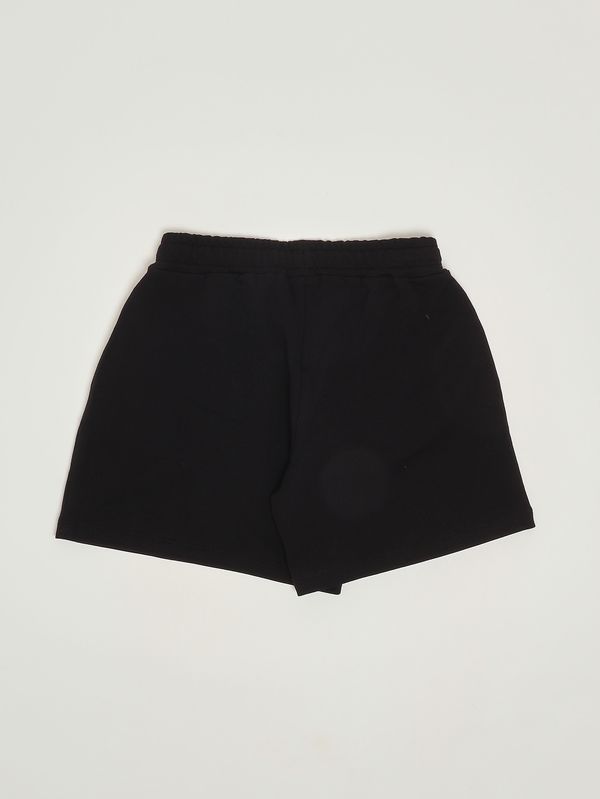 2. Mädchen-Shorts aus Stretch-Baumwolle Schwarz Moschino hdq020lda25
