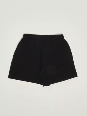 2. Mädchen-Shorts aus Stretch-Baumwolle Schwarz