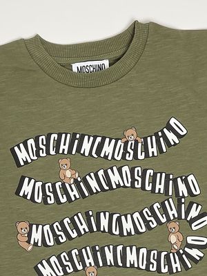 3. Camiseta de algodón para niño Verde oliva