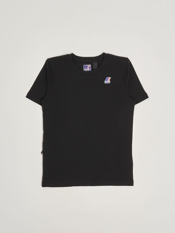 1. Camiseta de algodón para niño Leonide Negro K-Way k7133yw