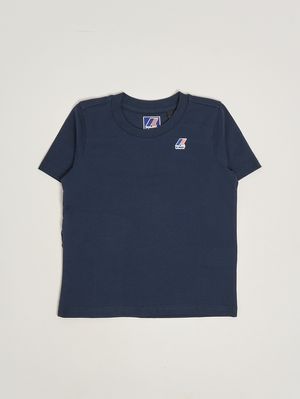 1. Camiseta de algodón para niño Leonide Azul