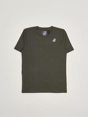 1. T-shirt bambino Leonide in cotone Militare