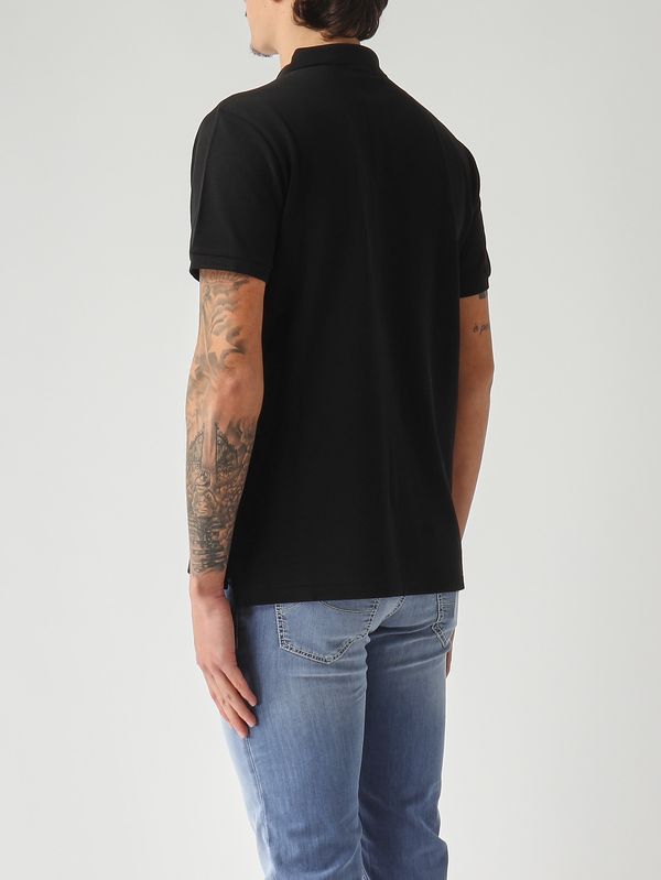 4. Herren-Slim-Fit-Poloshirt aus Baumwollpiqué Schwarz Polo Ralph Lauren 710795080