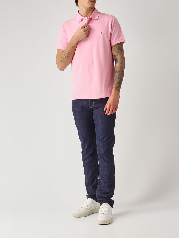 2. Herren-Slim-Fit-Poloshirt aus Baumwollpiqué Rosa Polo Ralph Lauren 710795080