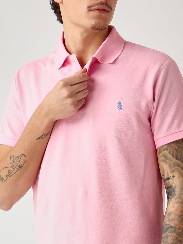 5. Herren-Slim-Fit-Poloshirt aus Baumwollpiqué Rosa Polo Ralph Lauren 710795080