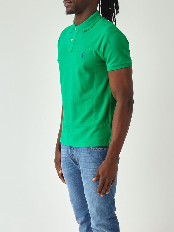 2. Herren-Slim-Fit-Poloshirt aus Baumwollpiqué Prato Polo Ralph Lauren 710795080