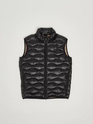 1. Jungenweste Danny aus Nylon Schwarz