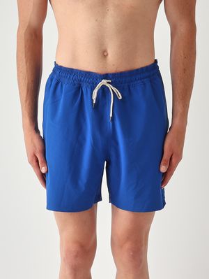 1. Herren-Badehose aus technischem Stretch-Gewebe Königsblau