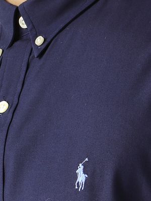 4. Camicia uomo slim fit in cotone stretch Navy