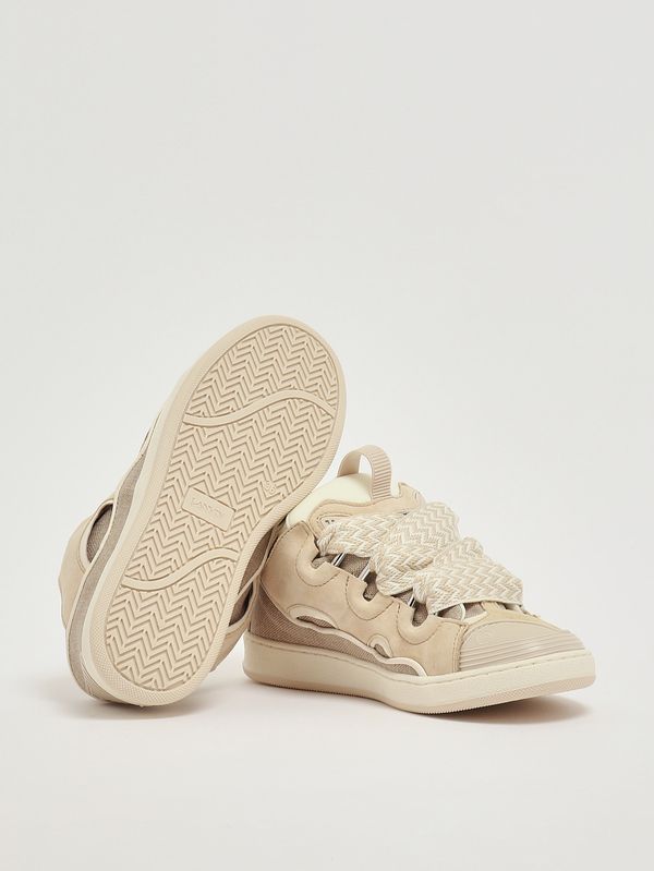 4. Sneakers bambina in pelle Beige Lanvin n30329
