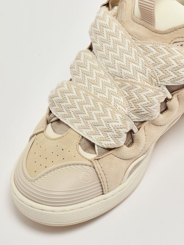5. Sneakers bambina in pelle Beige Lanvin n30329
