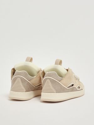 3. Sneakers bambina in pelle Beige