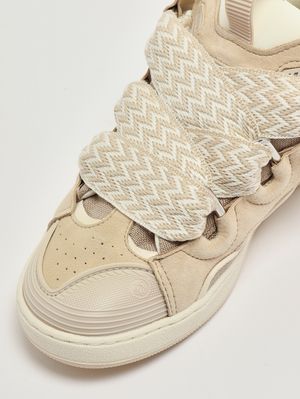 5. Sneakers bambina in pelle Beige
