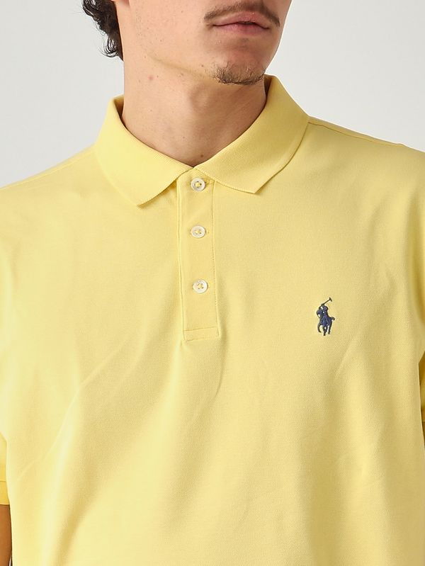 5. Men's Custom Slim Fit polo in stretch cotton piqué Yellow Washed Polo Ralph Lauren 710941439
