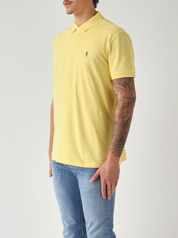 3. Men's Custom Slim Fit polo in stretch cotton piqué Yellow Washed Polo Ralph Lauren 710941439