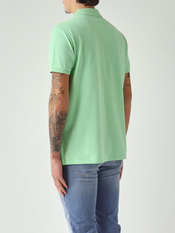 4. Polo de hombre custom slim fit de piqué de algodón elástico Menta Claro Polo Ralph Lauren 710941439