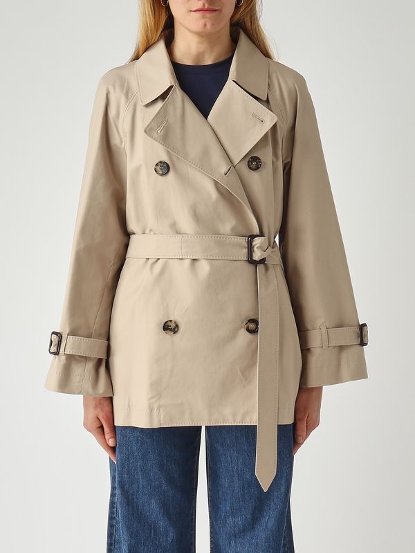 1. Trench Calle en coton mélangé pour femme Beige clair Max Mara the Cube 2619021114600