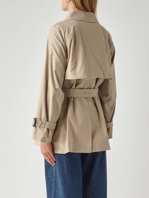 4. Trench Calle en coton mélangé pour femme Beige clair