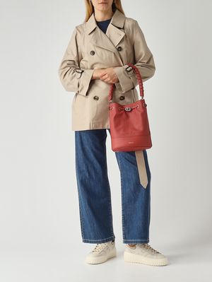 2. Trench Calle en coton mélangé pour femme Beige clair