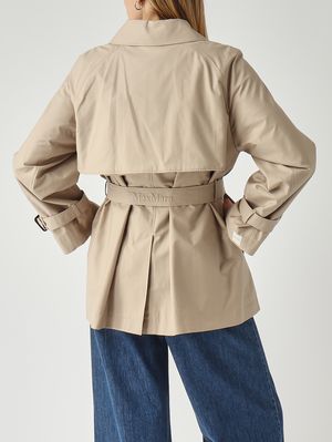 5. Trench Calle en coton mélangé pour femme Beige clair