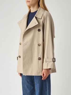 3. Trench Calle en coton mélangé pour femme Beige clair