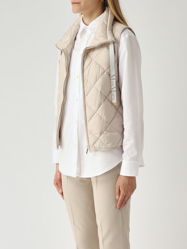 3. Gilet donna Tregic in nylon Latte Max Mara the Cube 2619291014600